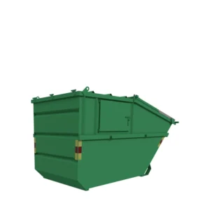 8m3 baktömmarcontainer med topphängd Plastlucka