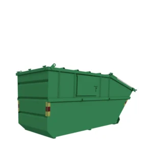 12m3 Baktömmarcontainer med topphängd Aluminiumlucka